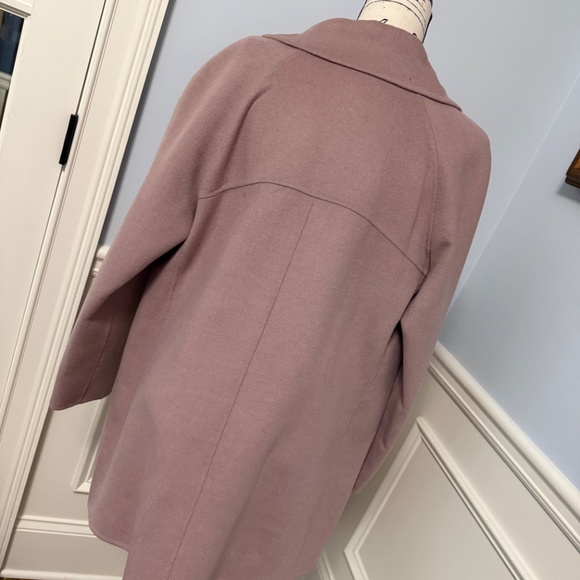 LAUNDRY by Shelli Segal Coat with removable faux fur collar, SZ L - Picture 2 of 5